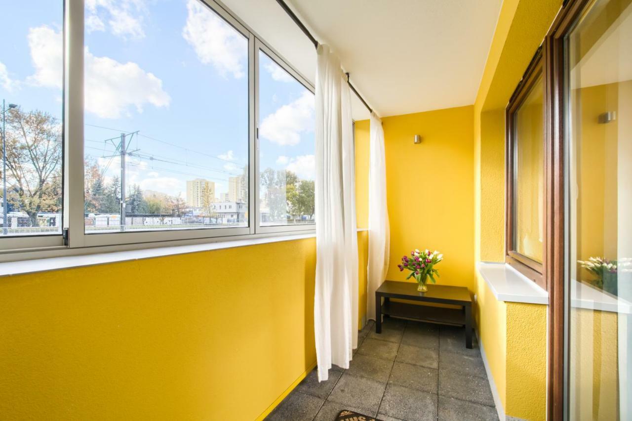 Ferienwohnung Roztocka Loft Warschau Exterior foto